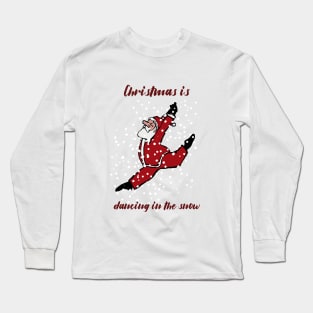 Dancing in the Snow - 4 Long Sleeve T-Shirt